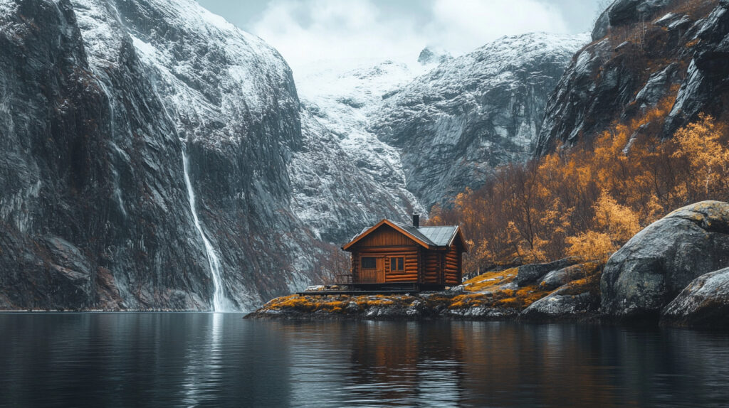 Floating home blending adventure and tranquility on the water.