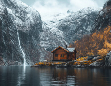Floating home blending adventure and tranquility on the water.