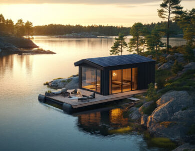 Dream floating home with breathtaking waterfront view.